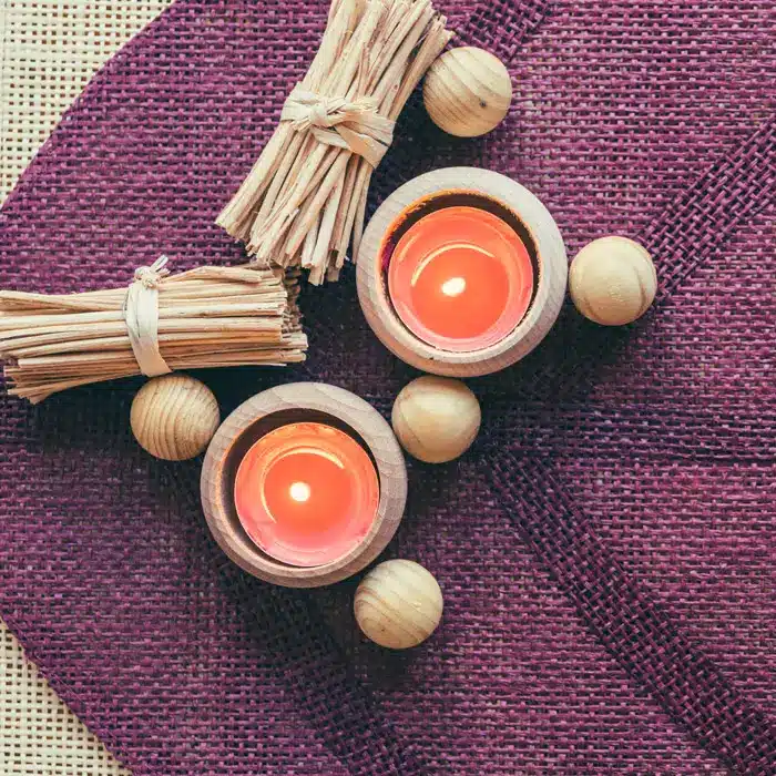 Candle Wax Treatment Massage